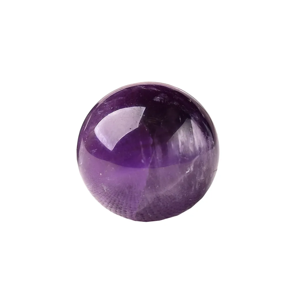 

1PC Natural Amethyst crystal ball 20mm Reiki Quartz Energy Healing Stone Ore Mineral For Home Decoration Collection DIY gift