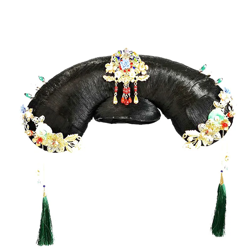 Головной убор династии Цин волосы императрицы аксессуары для принцессы