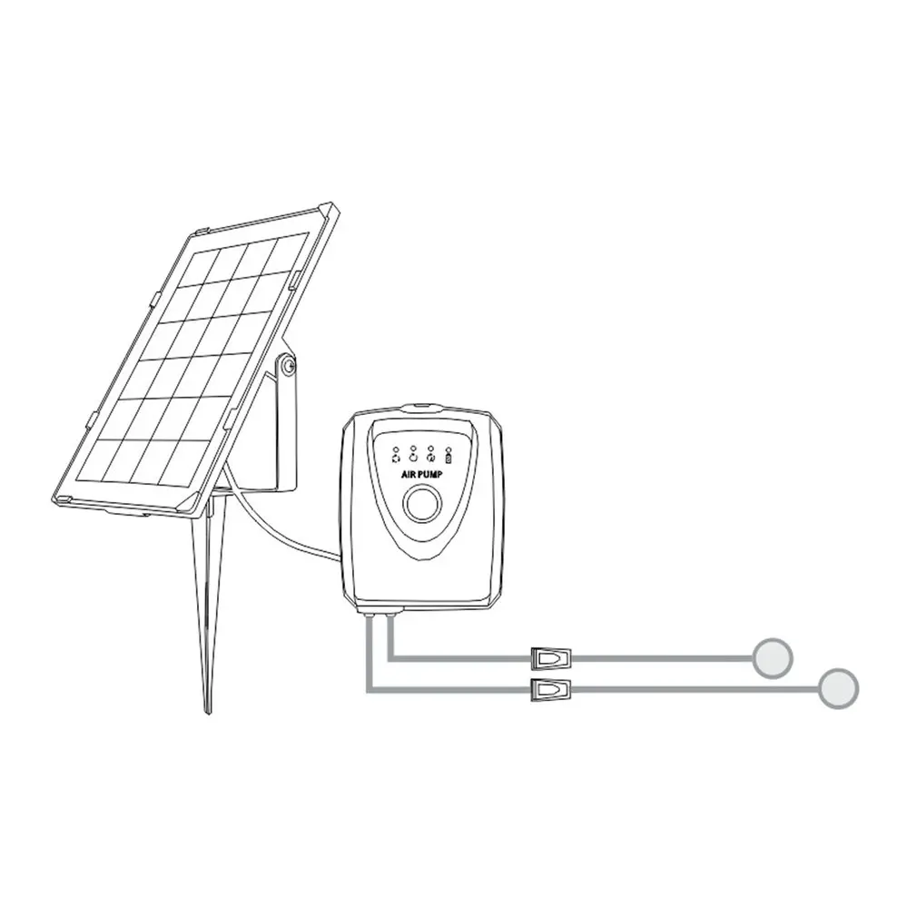 Аэрационный насос новая водонепроницаемая аккумуляторная батарея большой