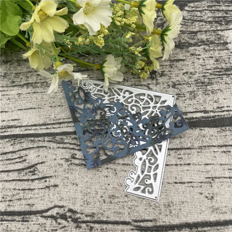 Кружево металлический Трафаретный вырубной Штамп для DIY Скрапбукинг альбом