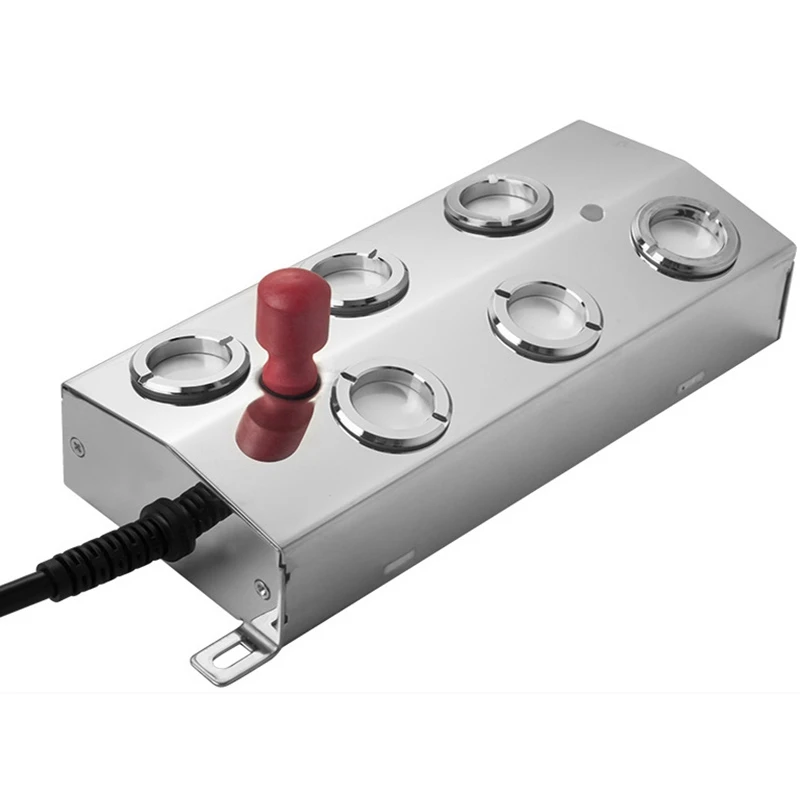 

6 Head Ultrasonic Mist Maker Fogger Stainless Steel Humidifier Aeromist Hydroponics Nebulizer Water Fountain Pond Atomizer