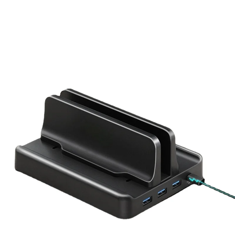 

Док-станция для ноутбука с вертикальным кронштейном и USB-адаптером