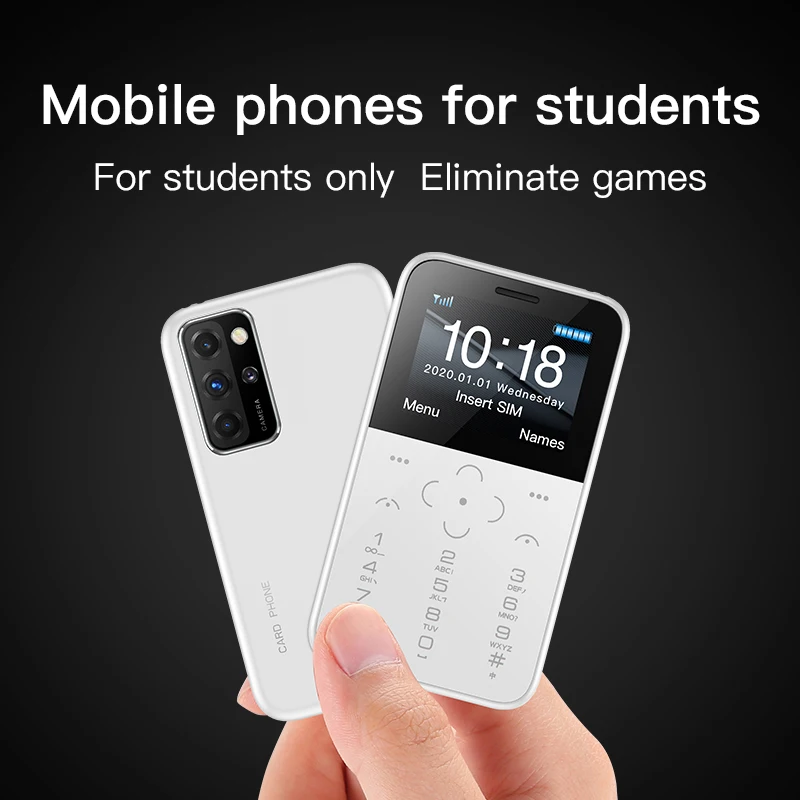 

SOYES S10P MTK6261 400mAh 1.54 Inches Anti- Lost Dialer Portable Pocket Students Low Radiation Ultra-Thin Mini Card Phone
