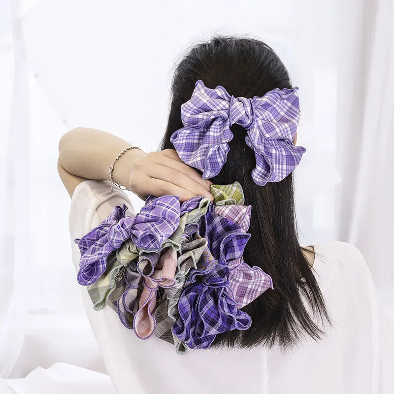 Женские складные заколки с бантиком для девочек элегантный дизайн головные