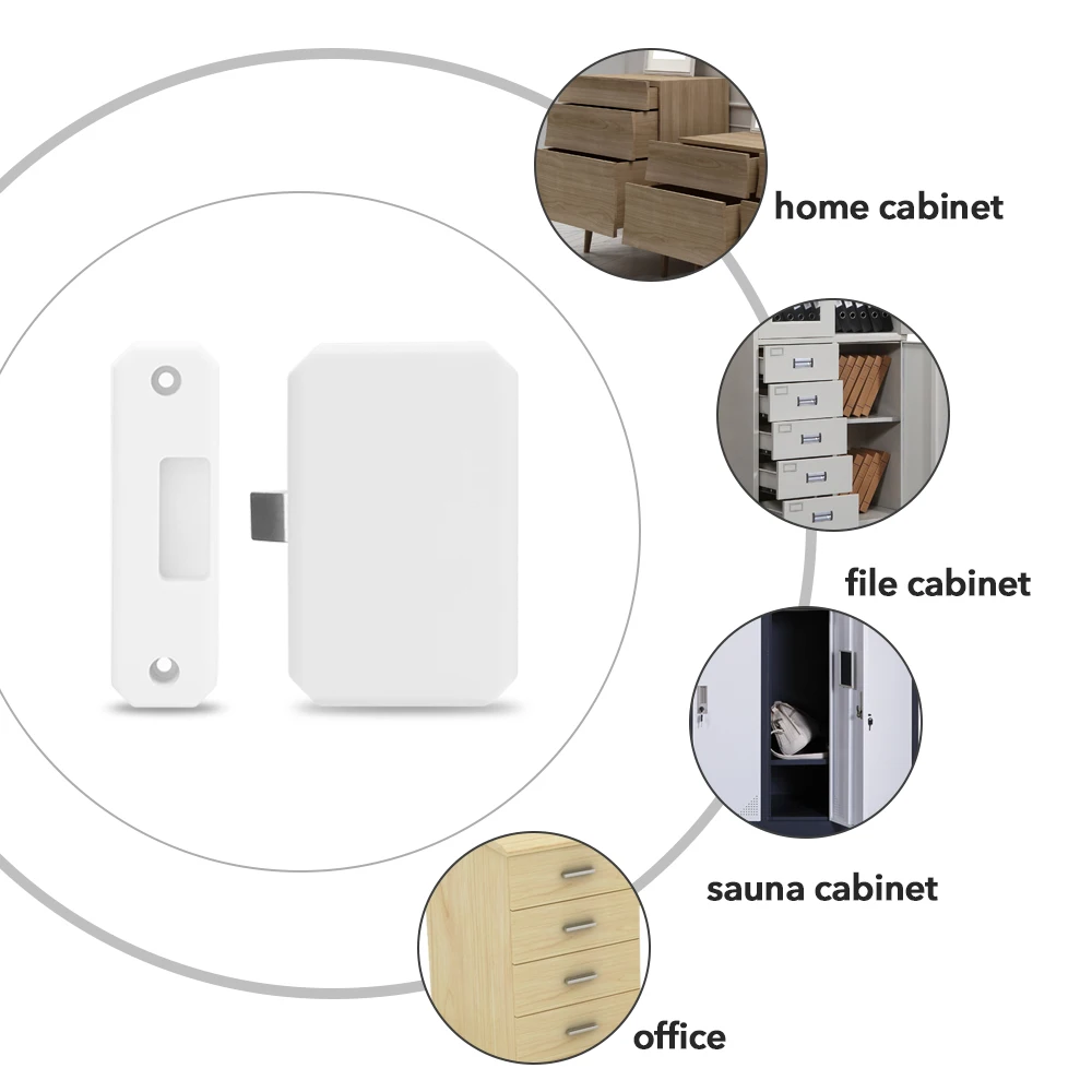 Батарея RFID IC карты сенсор ящика шкафа Умный Замок DIY невидимый скрытый цифровой замок без перфорации отверстие Интеллектуальный