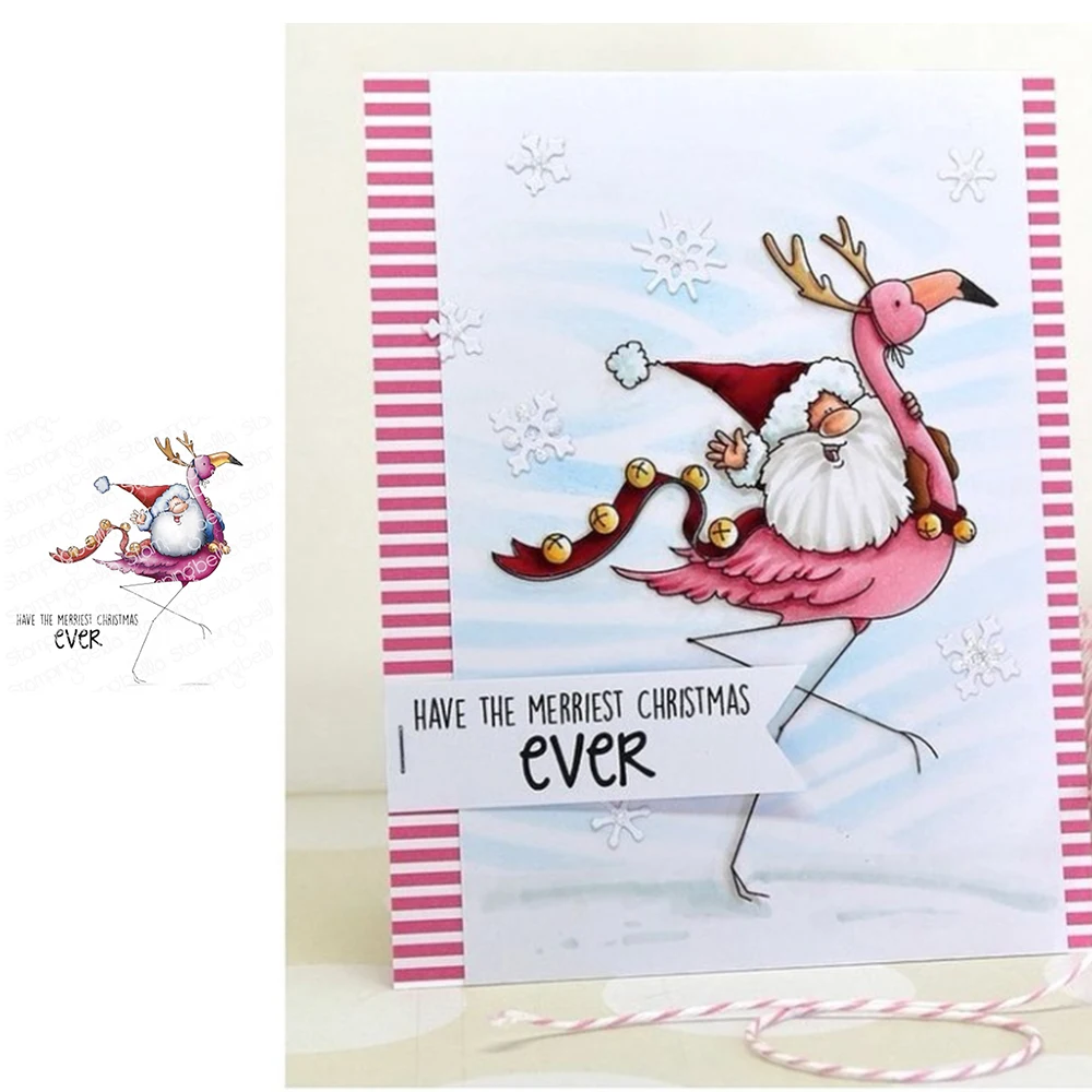 

Gnome And Flamingo Metal Cutting Dies And Stamps For Scrapbooking Embossing Mold Diy Paper Cards Craft Cutting 2021 New