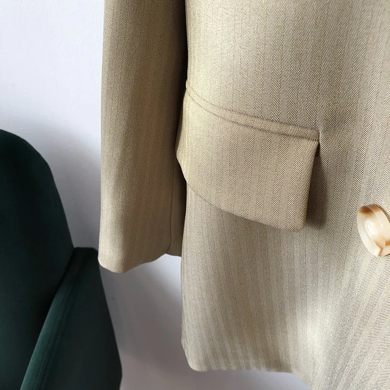 

Elegant Lady Temperament Small Suit Jacket 2021 Spring New Girl Trend All-Match Comfortable Loose Single-Breasted Boutique Top