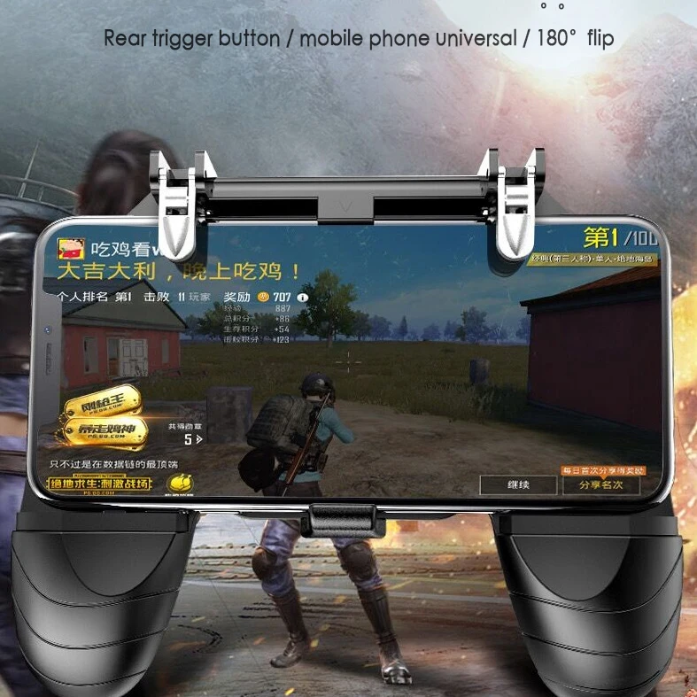 PUBG мобильный металлический L1 R1 огневой курок для iPhone xiaomi huawei Android телефон игровой шутер контроллер игровой геймпад джойстик