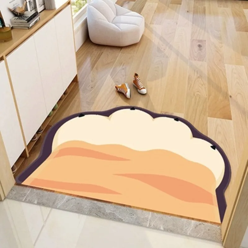 Входной коврик для ванной нескользящий с мультяшным котом Впитывающий Коврик