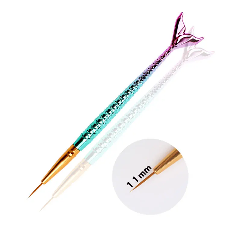 Украшение для ногтей кисть ручка 3 шт. маленькая картина с крючками линия ручки