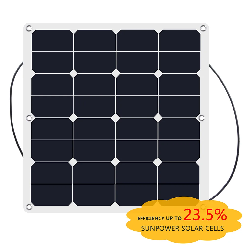 50 Вт солнечная панель sunpower Полу Гибкая солнечная панель для продажи