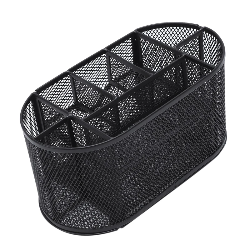 Многофункциональный настольный металлический ящик для хранения 9 компонентов