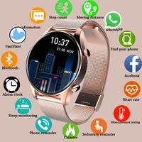 2022 new women smartwatch men dial call answer heart rate waterproof sports smart watch for samsung smart watch women men box
