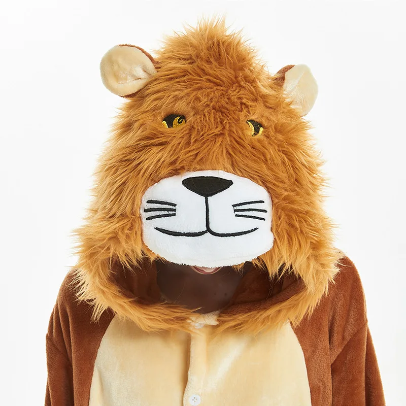 кигуруми Фланель Зимняя Пегас Рождественская Пижама Единорог для Девочек