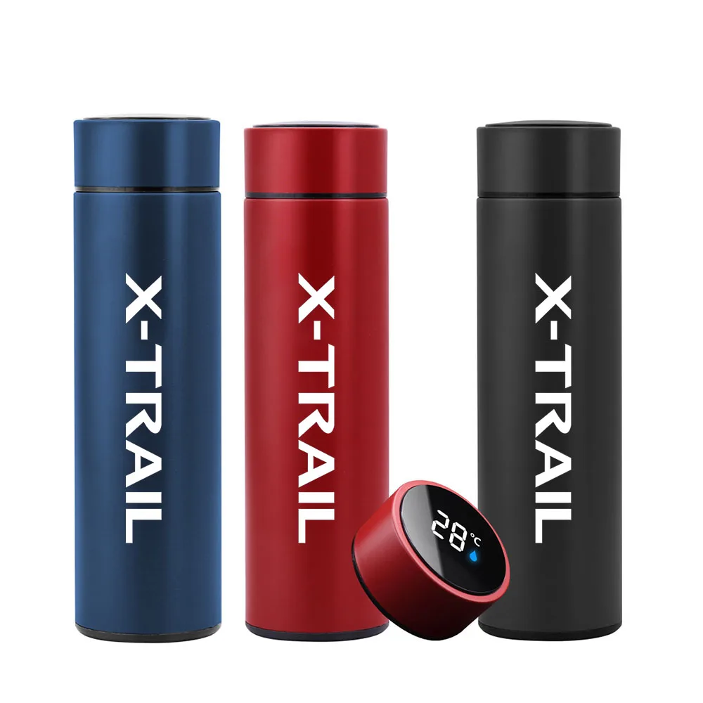 

Smart Stainless Steel Vacuum Water Cup Temperature Display Cup Business Gift in-Car Thermos For Nissan X-Trail Car Accessories