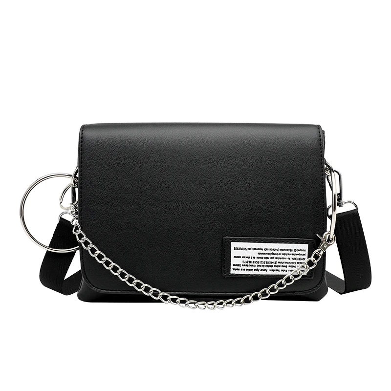 

Niche Design Chain Bag New 2020 Crossbody Women Small Pack Phone Package Simple Pu Leather Shoulder Bags C048