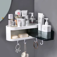 corner wall mounted bathroom shelf shampoo cosmetic storage rack kitchen shelf organizer household items bathroom accessories