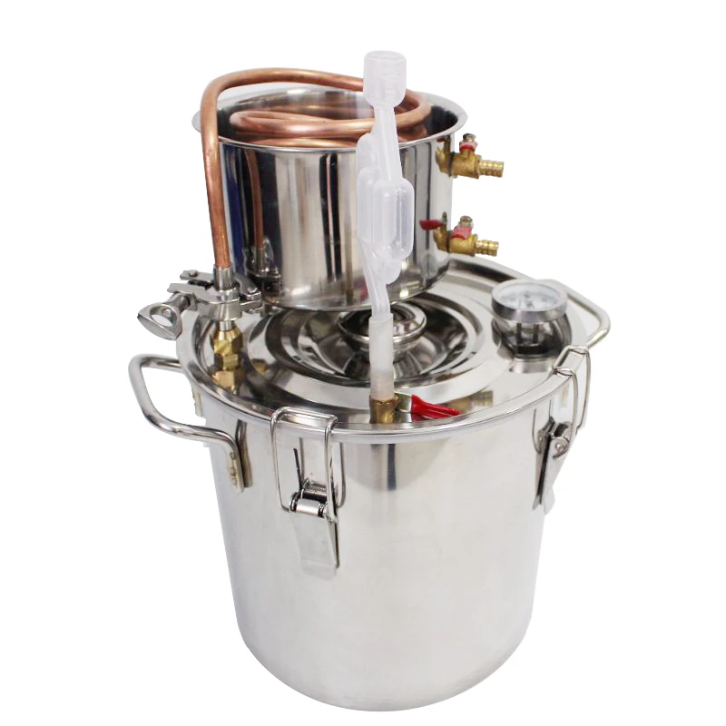 3GAL 12L эффективный дистиллятор Moonshine алкоголь все еще нержавеющая медь DIY для