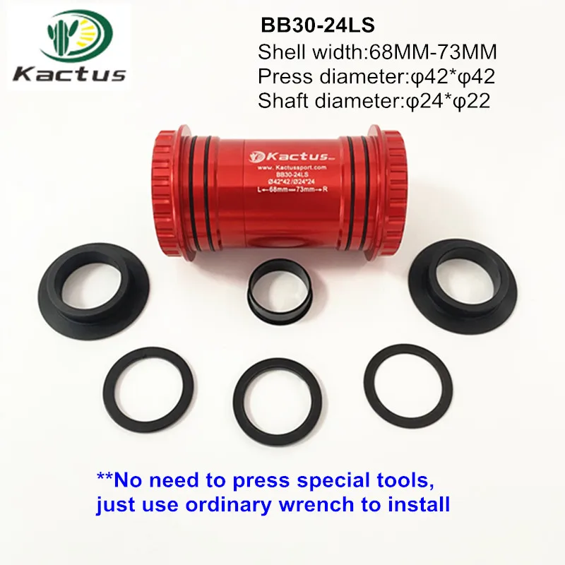 KACTUS BB30 24LS Нижний Кронштейн Керамика подшипник Запчасти для горного и дорожного