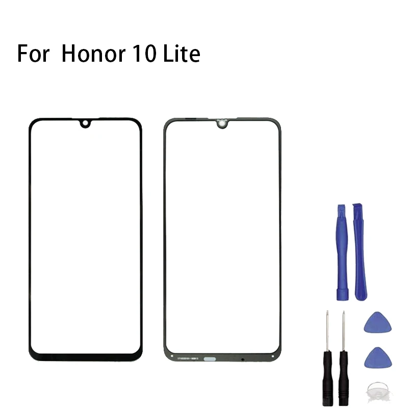 Для huawei Honor 10 Lite HRY-LX1 HRY-LX2 сенсорный экран стеклянная Сенсорная панель Передняя стеклянная панель дигитайзер Сенсорная панель Ремонт запасных частей