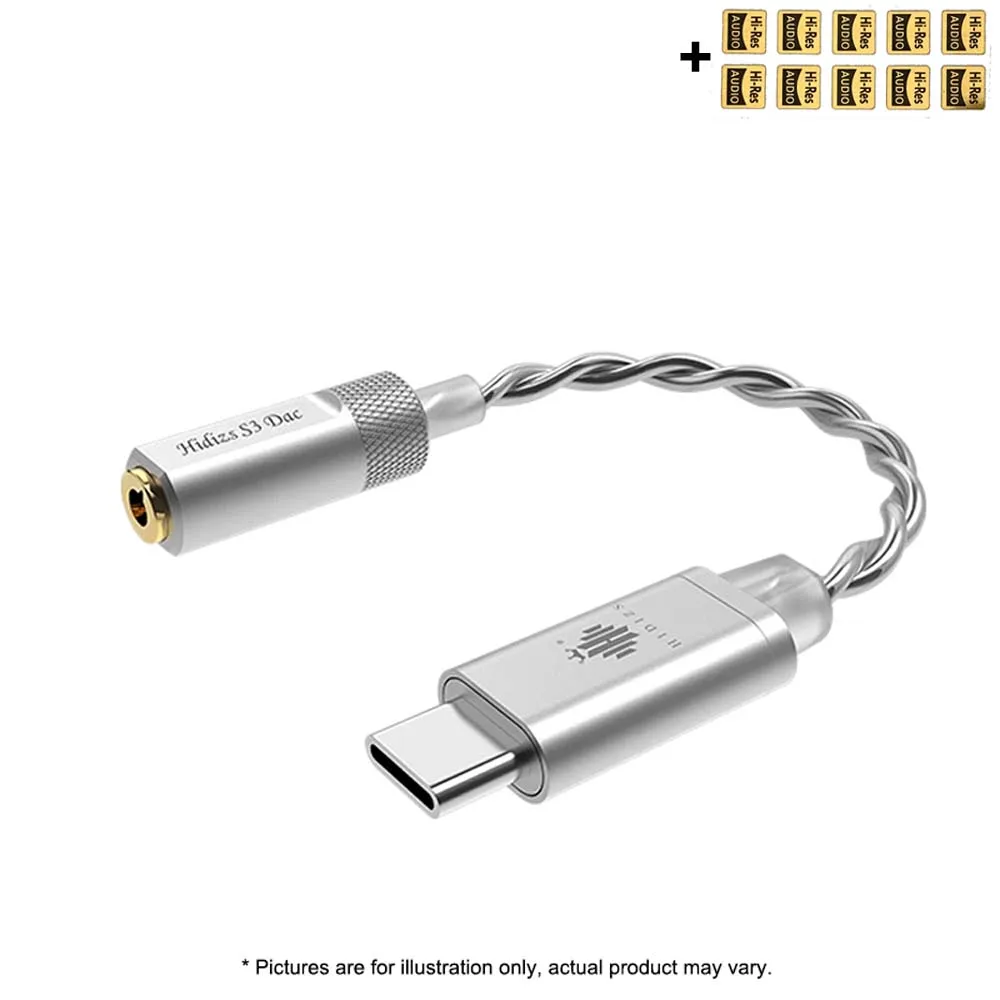 HIDIZS S3 (Sonata III) HiFi аудио Type-C DAC кабель конвертер USB 3 5 мм усилитель для наушников