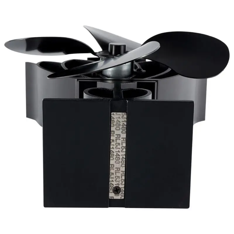 

Neat852 Silent Overheat Protection Heat Powered Stove Fan Fireplace Fuel Saving