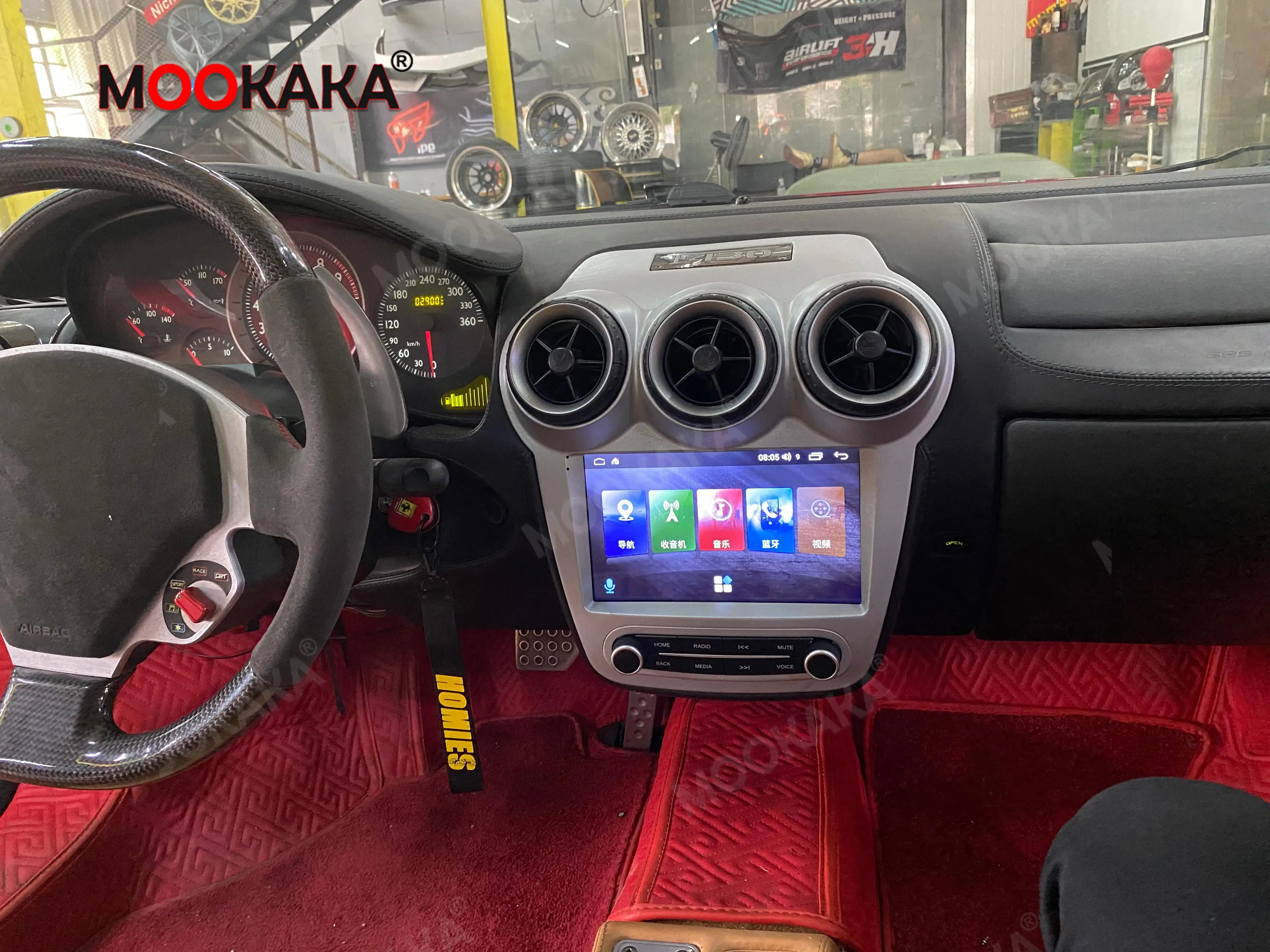

Android 11.0 6G-128GB Tesla Car Multimedia DVD Player For Ferrari F430 Radio GPS Navigation Stereo Head Unit Carplay