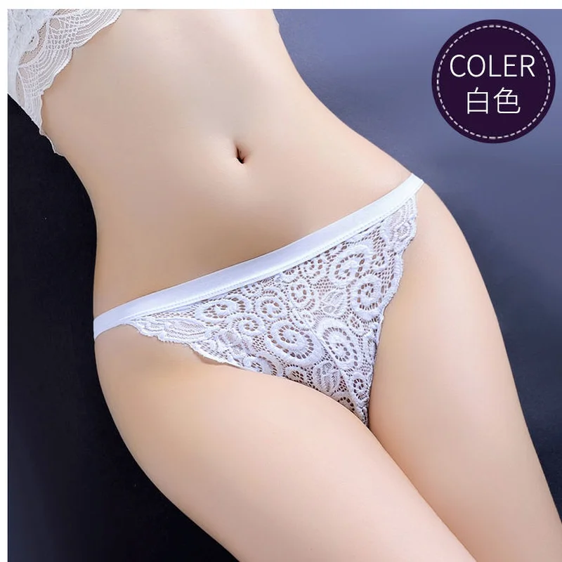 

Sexy Underwear Sexy Low Waist Ultra-thin Transparent Seamless Thong Panties Lace Panties Women Cotton Thongs