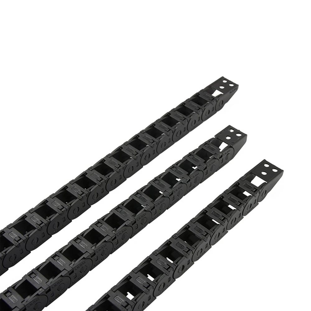 new soft high quality nylon 350mm for voron 2 4 cable chains set black opening type wire chains for 3d printer accessories free global shipping