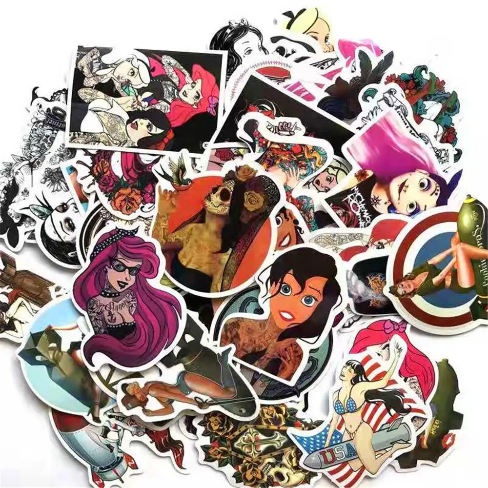 50 шт. Mixe забавные наклейки для стайлинга автомобиля велосипед мотоцикл телефон