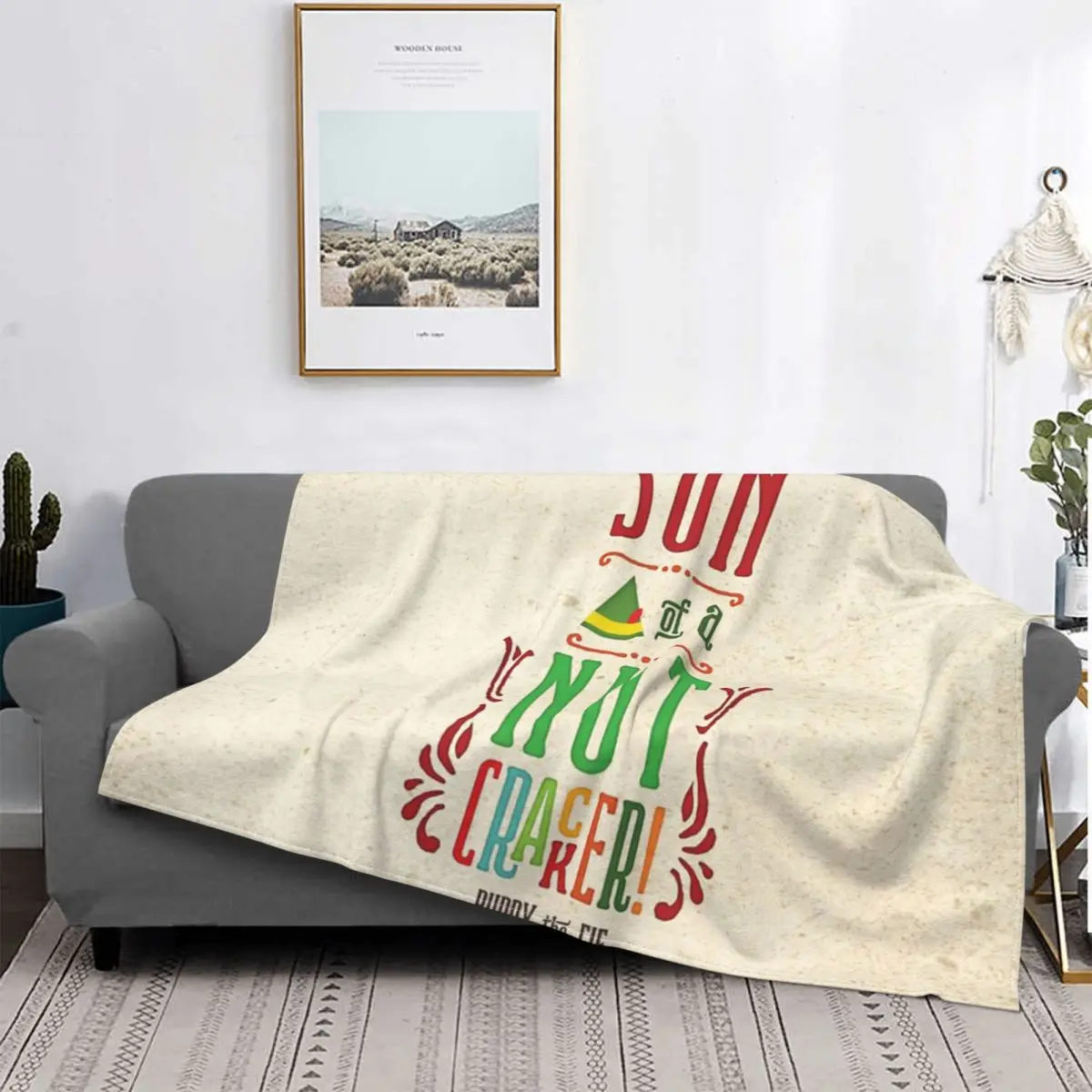 

Amigo el elfo-hijo de un Cascanueces, manta, colcha para cama A cuadros, funda para sofda, manta de muselina, fundas para cama de