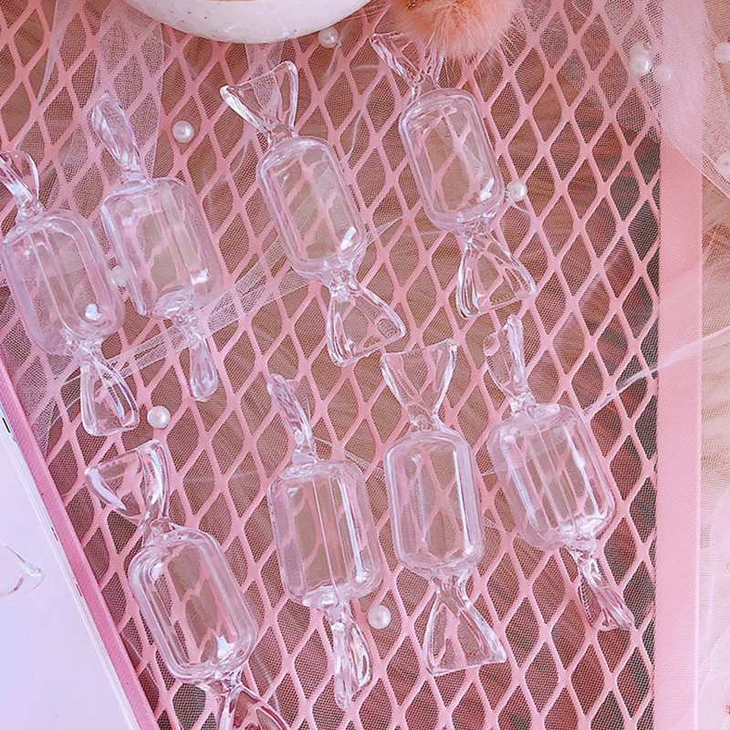 

5/10pcs Candy Modeling Mini Plastic Box Lovely Creative Transparent Storage Box
