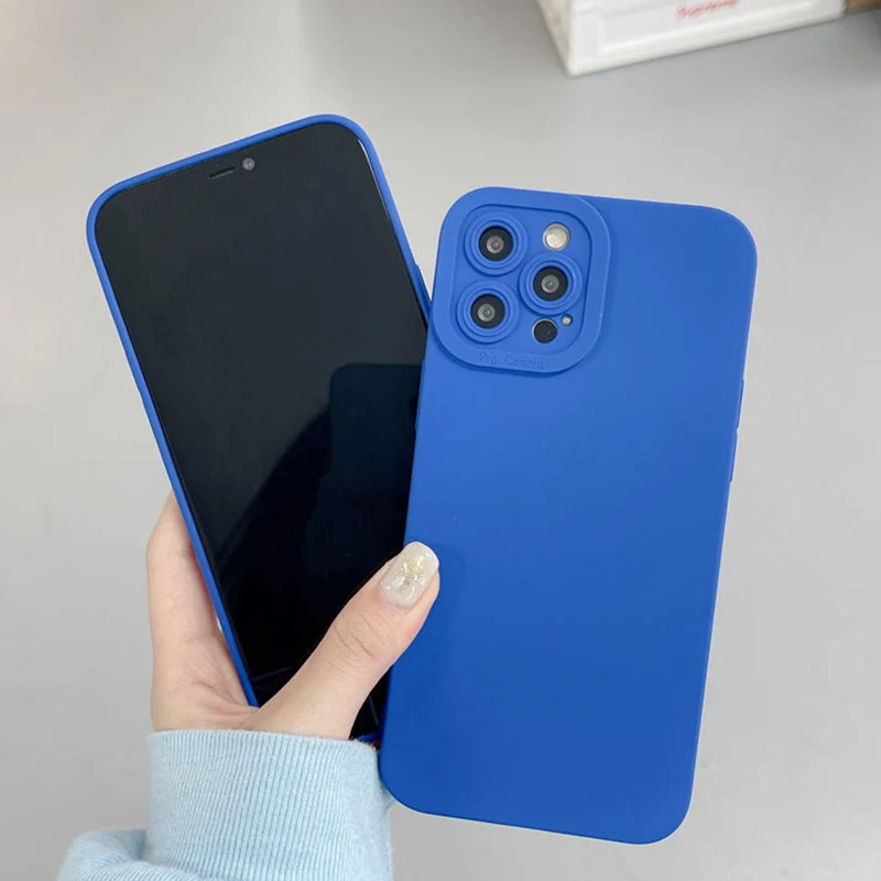 

Case For iphone 11 Case Luxury Cover for iPhone 13 Pro Max 12 XR X XS 7 8 Plus SE 2020 12Pro Liquid Silicone Shockproof Bumper
