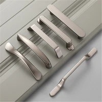 cabinet handles zinc alloy modern style door handles elegant drawer pulls knobs kitchen furniture handle hardware
