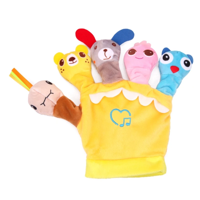

Cartoon Animal Finger Puppet Glove Music Baby Plush Toys for Children Lovely Kids Toddlers Favor Dolls Birthday Gifts
