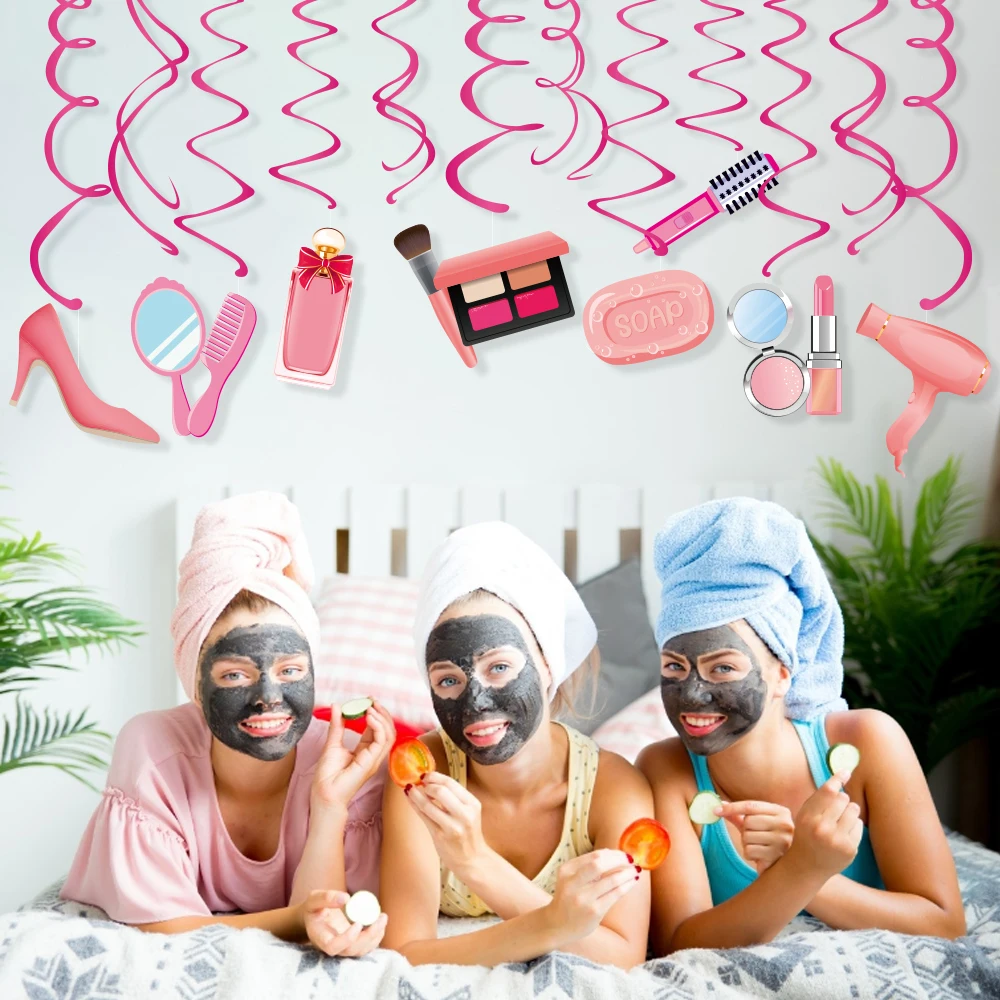 30 шт. стены потолок Фольга спирали детского дня рождения девочки составляют