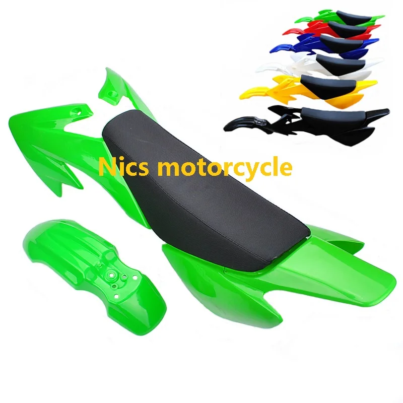 Пластиковый корпус крыло комплект обтекателей + подушка для XR50 CRF50 китайский 50 140