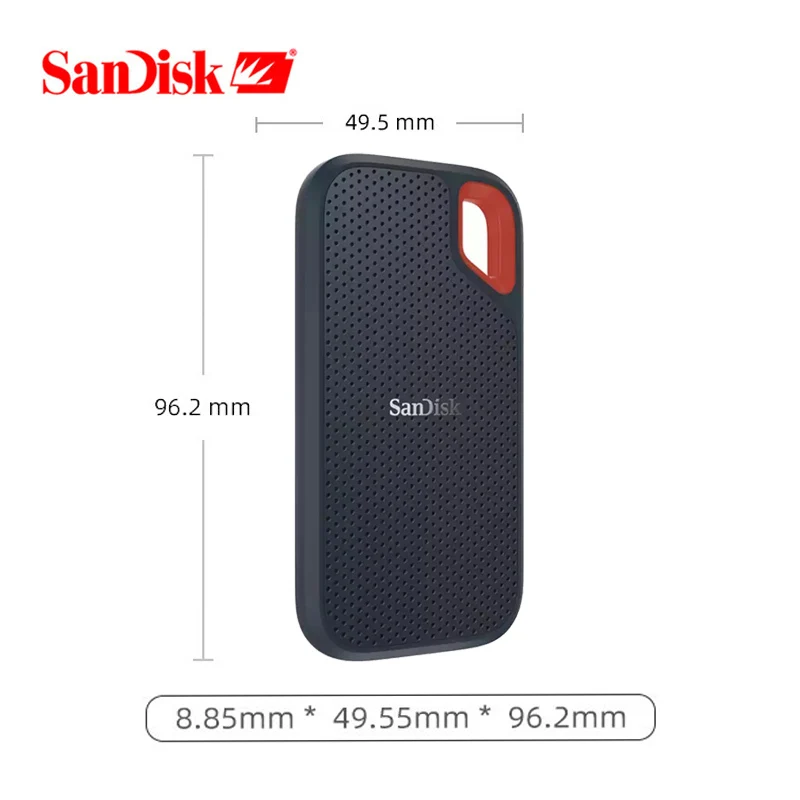 Внешний жесткий диск SanDisk Type-c портативный SSD-накопитель 1 ТБ 500 Гб 550 Мб USB 3 HD SSD 250 ГБ