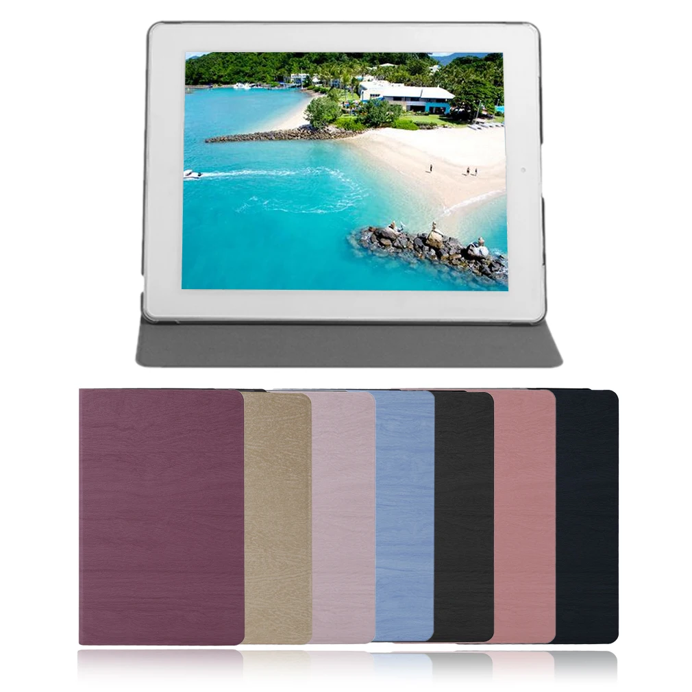 Ультра тонкий чехол для планшета из искусственной кожи с откидной крышкой