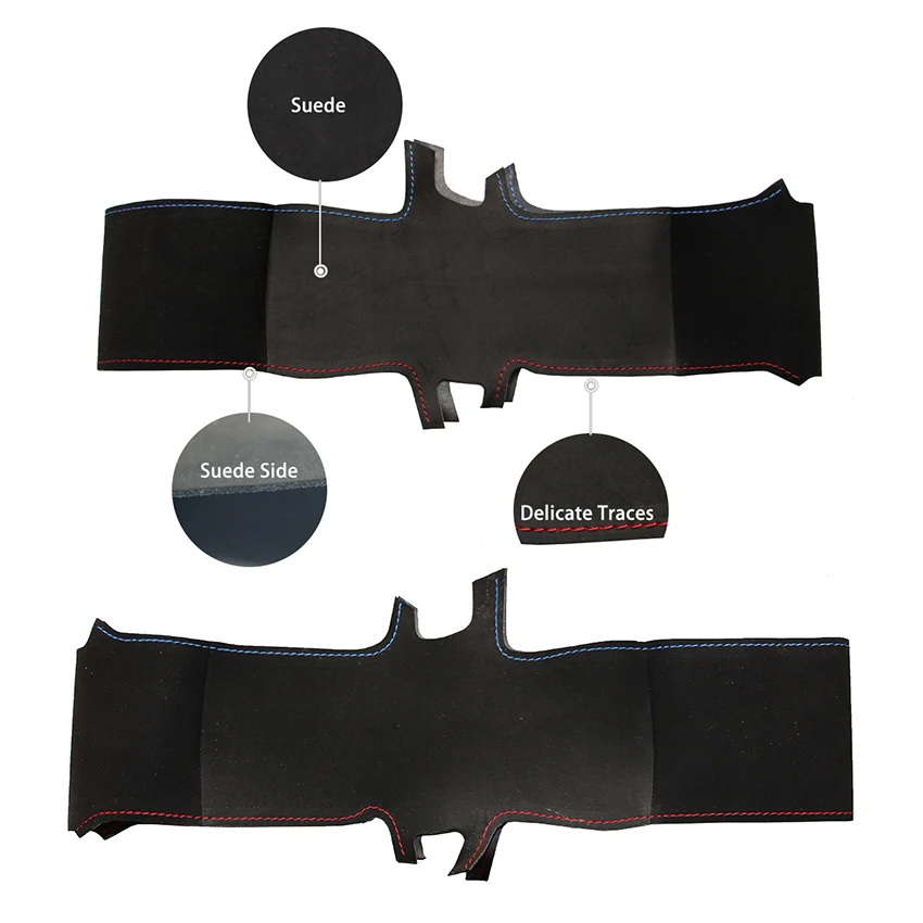 

Applicable Four Season Black Suede Comfortable Car Steering Wheel Cover for Volkswagen VW Golf 7 GTI Golf R MK