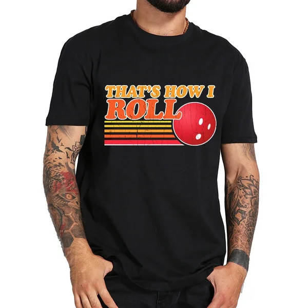 

thats how i roll vintage distressed look Tshirts Men's Funny Men T-shirt Short Sleeve Streetwear