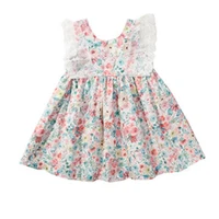 lace floral children party dress summer clothes girl kids dresses girls floral pattern girls party dress wholesale lots clothes