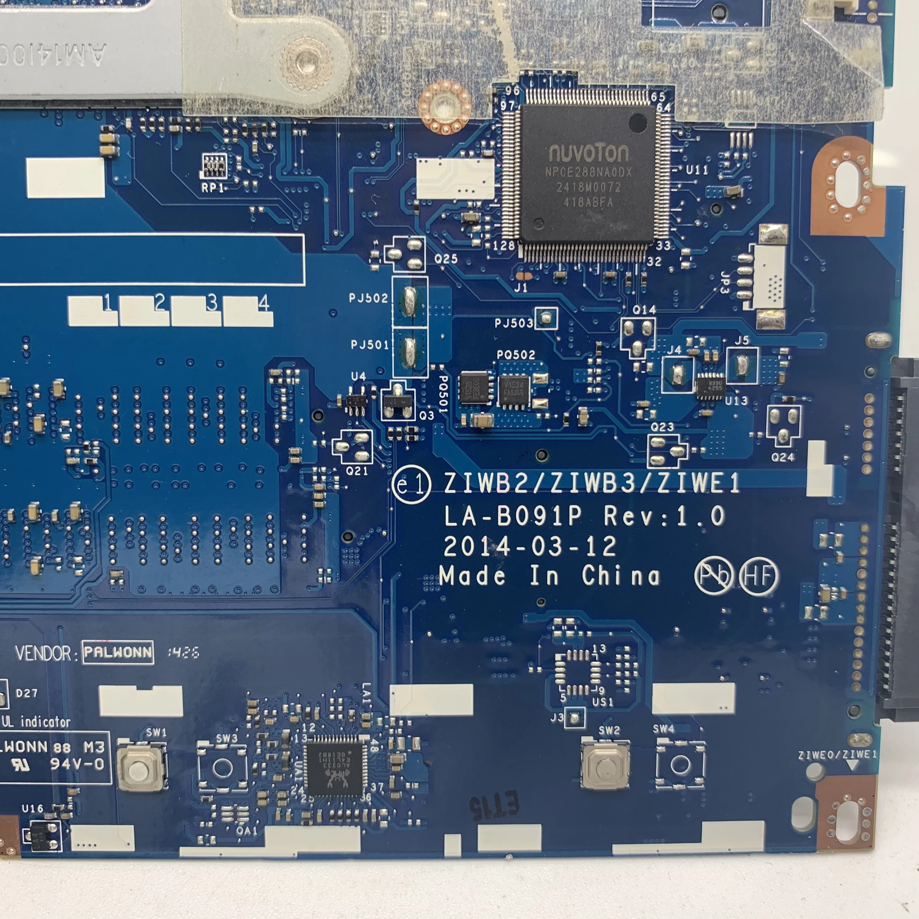 Verkauf KEFU LA-B091P Motherboard Für Lenovo B50-70 N50-70 Motherboard I5-4210U CPU R5-M230M LA-B091P Rev: 1 Motherboard Test