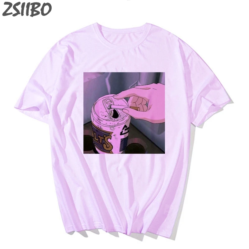 Новая футболка поступление сад аниме парным принт эстетическое Япония отаку