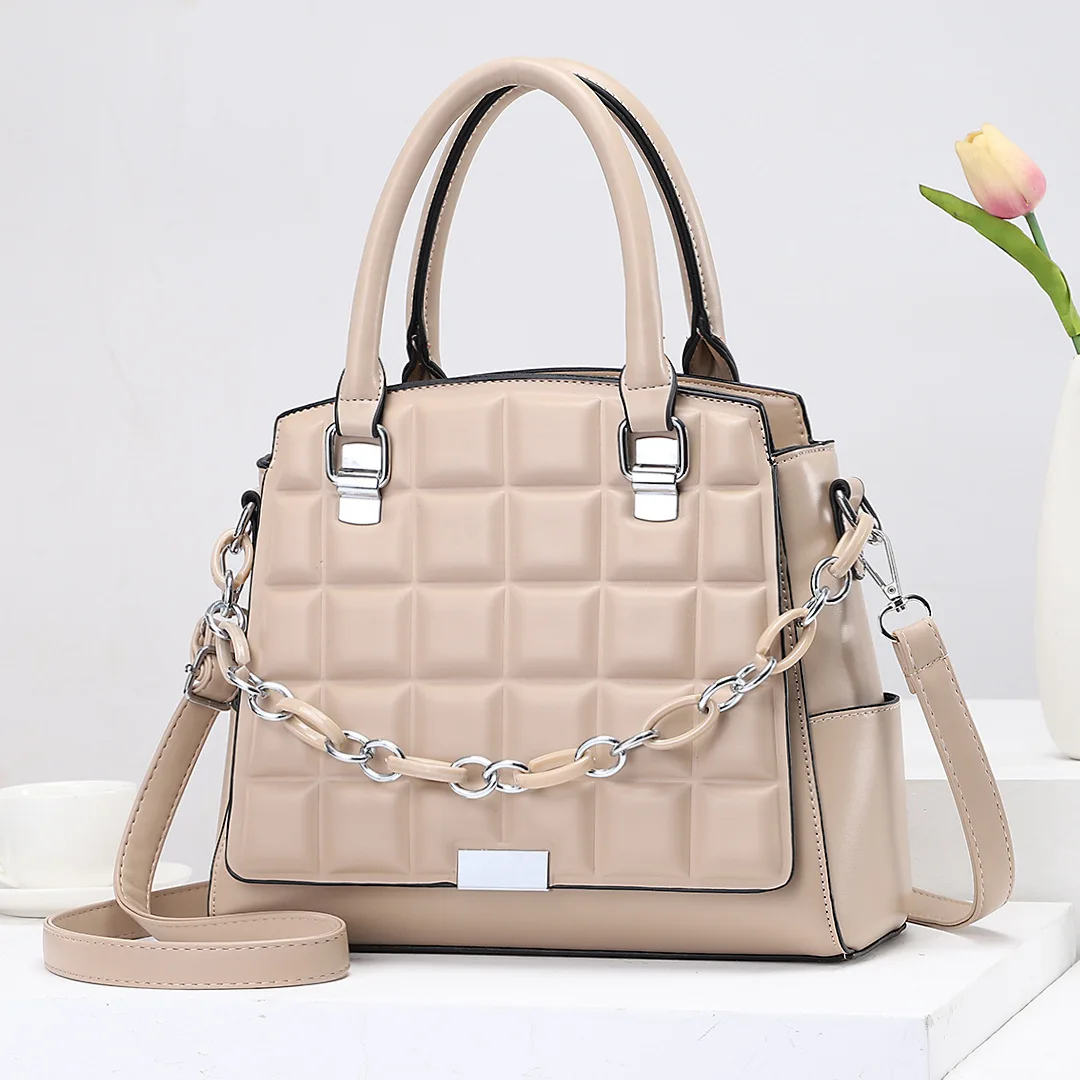 

2021 New Woman Handbag Large Capacity Shopping Bag Fashion High Quality Shoulder Bag Female PU Tote Bag Luxury Designer Handbags