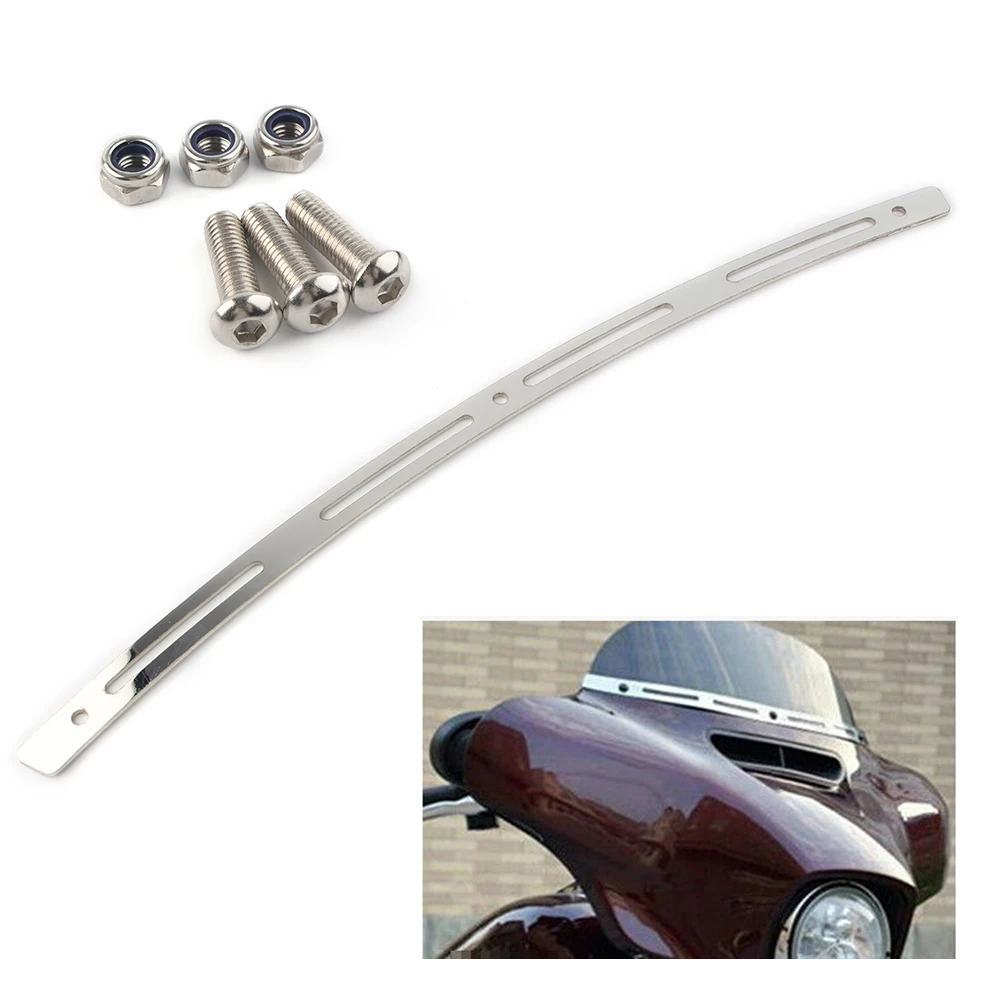 4 шлицевая отделка лобового стекла летучая мышь для Harley Electra Street Tri Glide Touring 1996 2010 2011