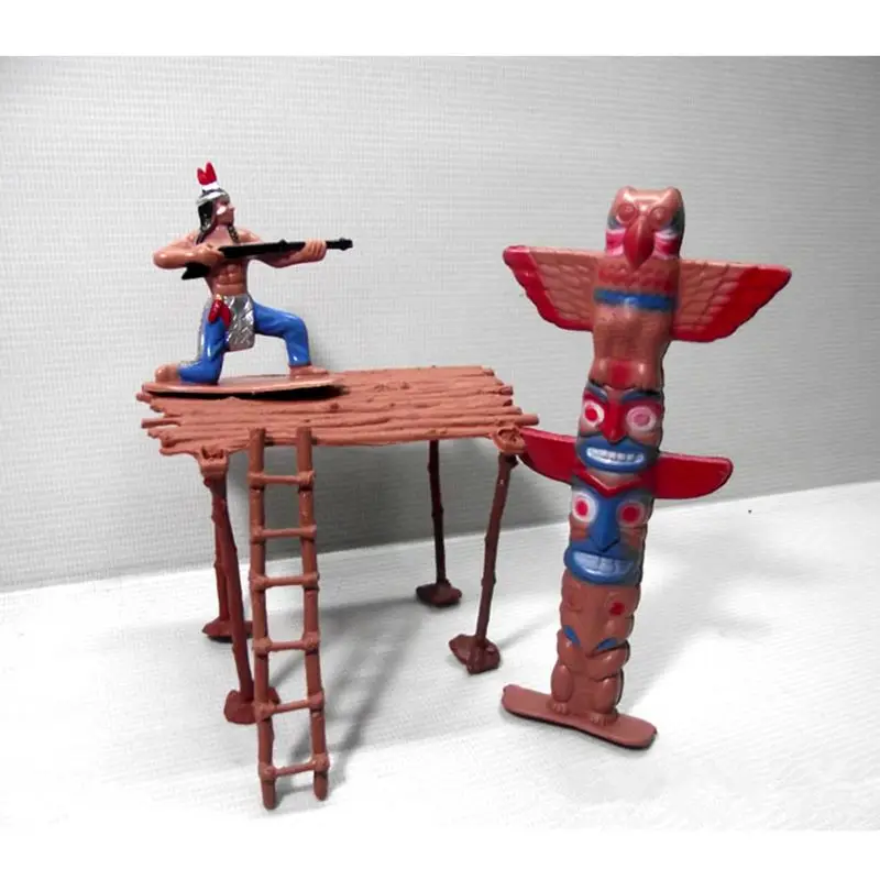 13 шт./компл. модель индейских племен американский художественный Рисунок кукла