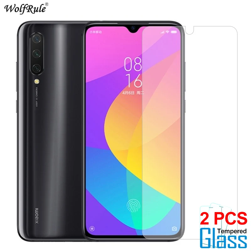 2 шт Защитное стекло для Xiaomi mi 9 Lite, защитное закаленное стекло для Xiaomi mi 9 Lite, стекло mi CC9, пленка для телефона 6,39''