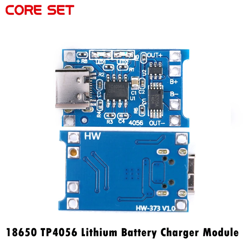 Зарядная Плата USB Type-c 5 В 1 А 18650 TP4056 модуль зарядного устройства литиевой батареи с