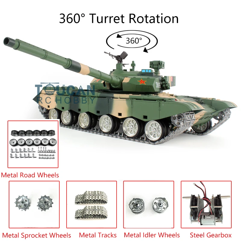 Heng Long 1/16 6 0 поколение инфракрасный боевой китайский 99A RC Танк 3899A 360 Вращение башни